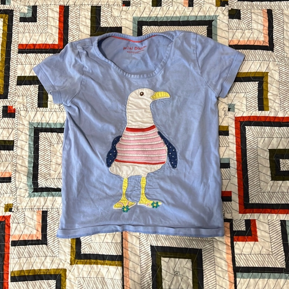 Mini Boden Duck tshirt Toddler 4-5Y